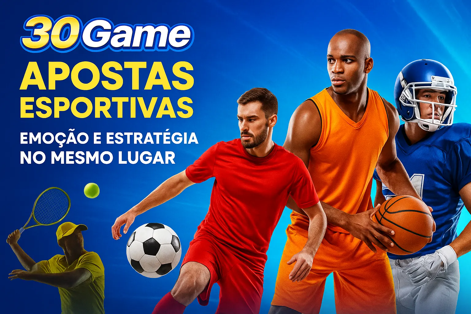 Aposte em apostas esportivas no cassino online 30GAME